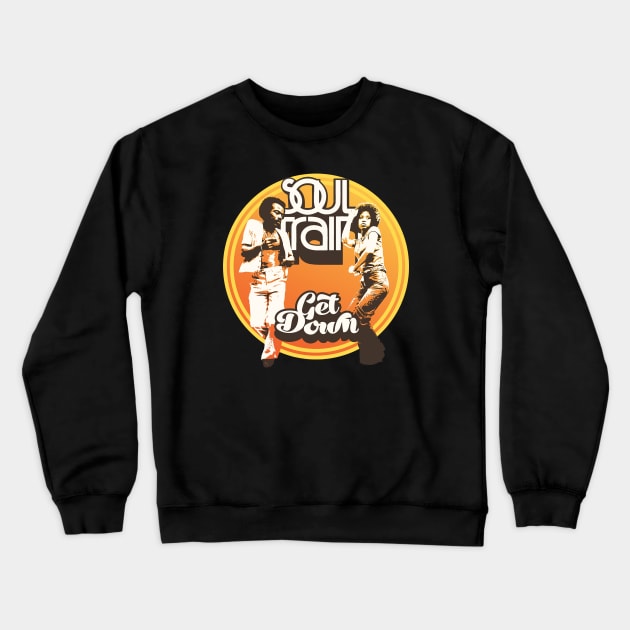 SOUL TRAIN DANCING TIME Crewneck Sweatshirt by fatkahstore